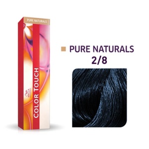 Wella Professionals, Color Touch, Ammonia-Free, Semi-Permanent Hair Dye, 2/8 Blue Black, 60 ml