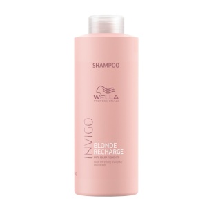 Wella Professionals, Invigo Blonde Recharge, Color Pigments, Hair Colour Shampoo, For Blonde Hair,  Cool Blonde, 1000 ml