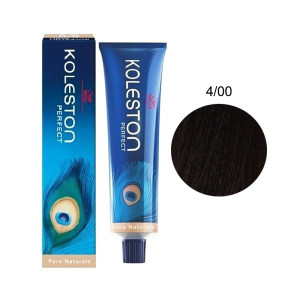 Wella Professionals, Koleston Perfect, Permanent Hair Dye, 4/00 Medium Chestnut Intense Natural, 60 ml