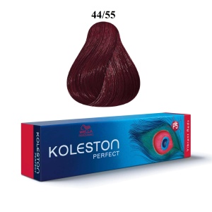 Wella Professionals, Koleston Perfect, Permanent Hair Dye, 44/55 Medium Brown Intensive Mahogany Intensive, 60 ml