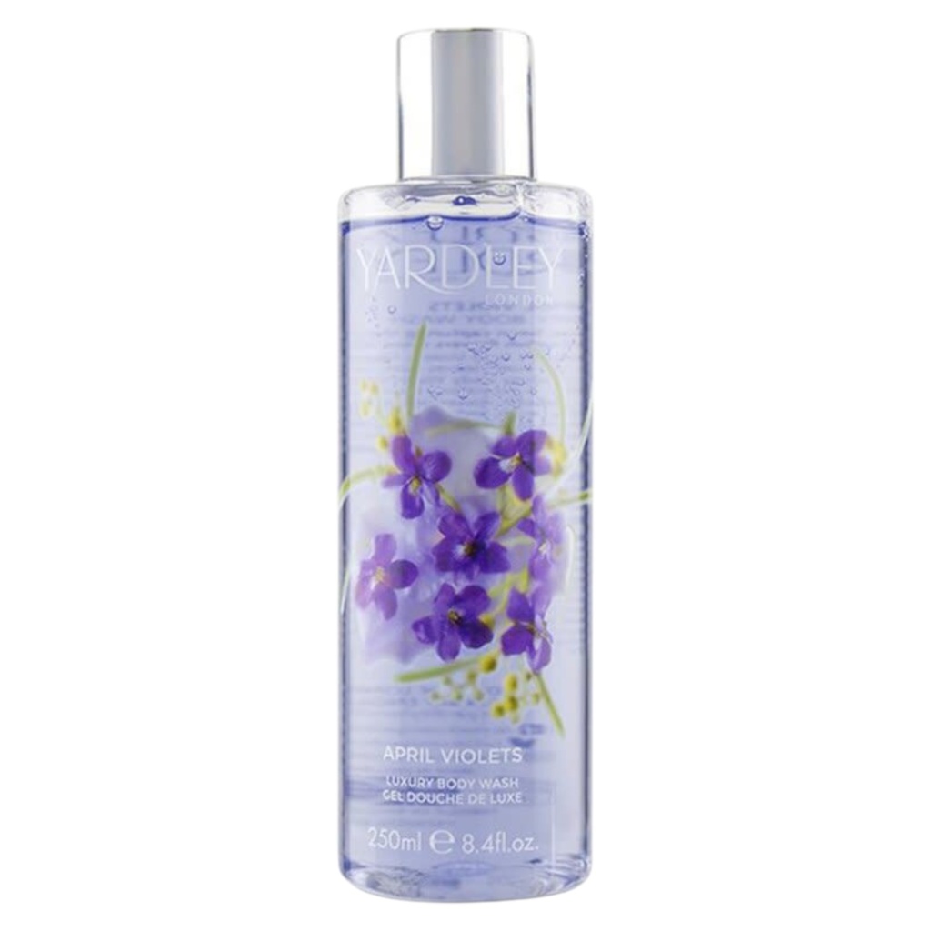 yardley april violets 85 naturally derived ingredients maintains violet body wash body wash 250 ml 1760956603