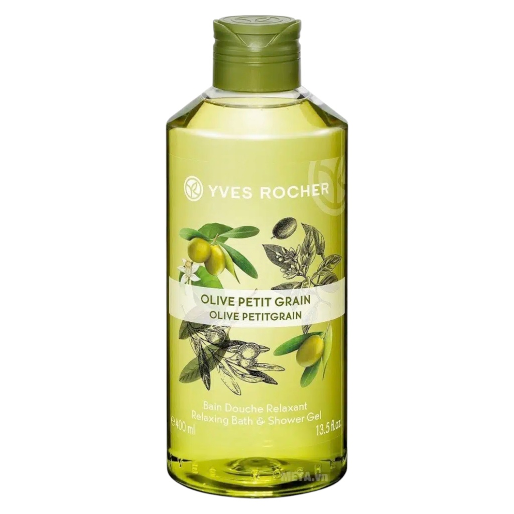 yves rocher olive petitgrain olive oil relaxing shower gel all types 400 ml 1760699167