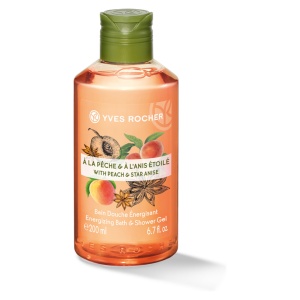Yves Rocher, Peach Star Anise, Peach, Energising, Shower Gel, All Skin Types, 200 ml