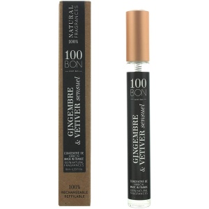 100 Bon, Gingembre & Vetiver Sensuel, Eau De Parfum, Unisex, 10 ml