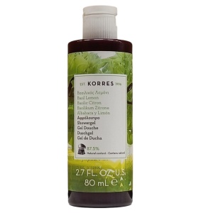 Korres, Basil Lemon, Hydrating, Shower Gel, For All Skin Types, 80 ml