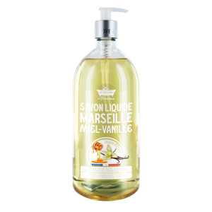 Les Petites Bains de Provence, Marseille, Vanilla, Liquid Soap, For Hands & Body, 1000 ml