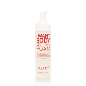 Eleven Australia, I Want Body, Hair Styling Foam, Volume & Body, Strong Hold, 200 ml
