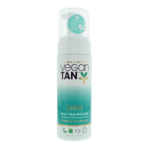 Vegan Tan, Dark Tan, Vegan, Bronzing, Self-Tanning Mousse, 150 ml