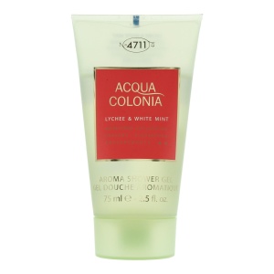 4711, Acqua Colonia, Lychee & White Mint, Moisturizing, Shower Gel, Body, All Skin Types, 75 ml