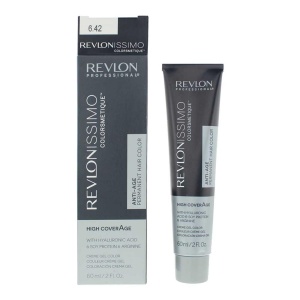 Revlon, Revlonissimo Colorsmetique, Permanent Hair Dye, 6.42 Dark Pearly Chestnut Blonde, 60 ml