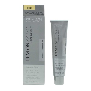 Revlon, Revlonissimo Colorsmetique, Permanent Hair Dye, 9.32 Very Light Golden Pearl Blonde, 60 ml