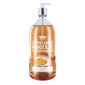 Les Petites Bains de Provence, Marseille, Orange Blassom, Liquid Soap, For Hands & Body, 1000 ml