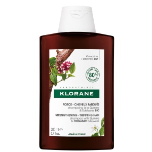Klorane, Klorane, Quinine & Edelweiss, Hair Treatment Shampoo, For Strengthening, For Thinning Hair, 200 ml