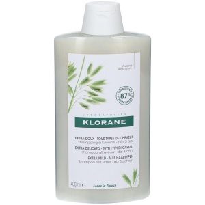 Klorane, Oat Milk, Hair Shampoo, Gentle Cleansing, 400 ml