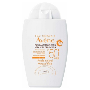 Avene, Intense Protect, Mineral, High UV protection, Sunscreen Fluid, For Face & Body, 40 ml