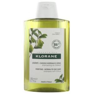 Klorane, Citrus, Paraben-Free, Hair Shampoo, Cleansing, 200 ml