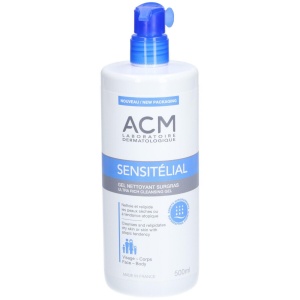 Laboratoire ACM, Sensitelial, Cleansing, Shower Gel, Very Dry To Potentially Atopic Sensitive Skin, 500 ml