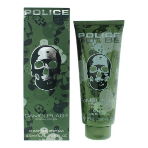 Police, To Be Camouflage, Body Wash, For Hair & Body, 400 ml