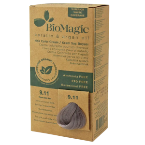 Biomagic, Biomagic, Keratin & Argan Oil, Permanent Hair Dye, 9.11 , 250 ml *Tester