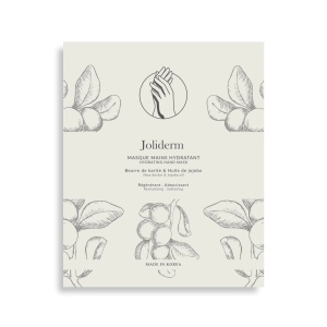 Set Duo, Joliderm, Joliderm, Shea Butter And Coconut Oil, Hydrating & Softening, Hand Sheet Mask, 2 pcs, 2