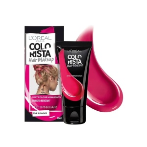 L'Oreal Paris, Colorista Hair Makeup, Semi-Permanent Hair Dye,  #HOTPINKHAIR, 30 ml