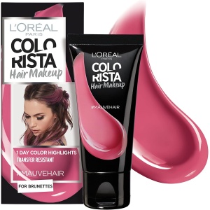 L'Oreal Paris, Colorista Hair Makeup, Semi-Permanent Hair Dye,  #MAUVEHAIR, 30 ml