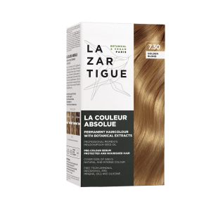 Lazartigue, La Couleur Absolue, Permanent Hair Dye, 7.30 Golden Blond, 143 ml