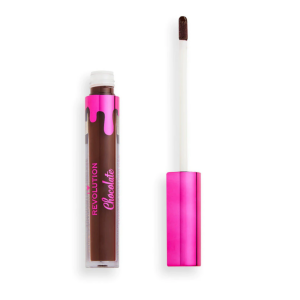Makeup Revolution, I Heart Revolution Chocolate, Lip Gloss, Mocha, 3.20 ml