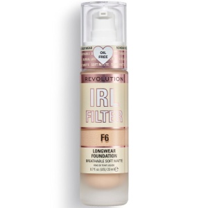 Makeup Revolution, IRL Filter, Oil Free, Long Wear, Cream Foundation, F6, 23 ml