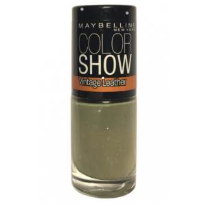 Maybelline, Color Show Vintage Leather, Nail Polish, Nr. 208, Sage Staple Green, 7 ml