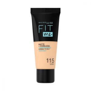 Maybelline, Fit Me Matte + Poreless, Liquid Foundation, 150, Ivory, 30 ml