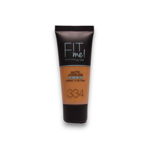 Maybelline, Fit Me Matte + Poreless, Liquid Foundation, 334, Warm Tan, 30 ml