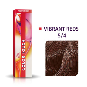 Wella Professionals, Color Touch, Ammonia-Free, Semi-Permanent Hair Dye, 5/4 Light Brown Red, 60 ml