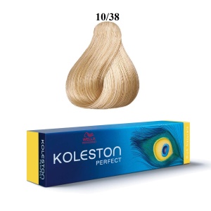 Wella Professionals, Koleston Perfect, Permanent Hair Dye, 10/38 Bright Light Blonde Golden Blue, 60 ml