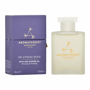 Aromatherapy Associates, De-Stress Mind, Frankincense, Camomile & Petitgrain, Relaxing, Bath Oil, 55 ml