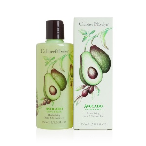 Crabtree & Evelyn, Avocado, Revitalising, Shower Gel, For All Skin Types, 250 ml