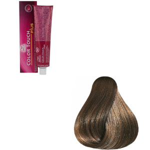 Wella Professionals, Color Touch Plus, Ammonia-Free, Semi-Permanent Hair Dye, 66/07 Dark Blonde Natural Intense Chestnut, 60 ml