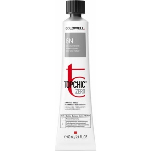Goldwell, TopChic Zero, Permanent Hair Dye, 6N Dark Natural Blonde, 60 ml