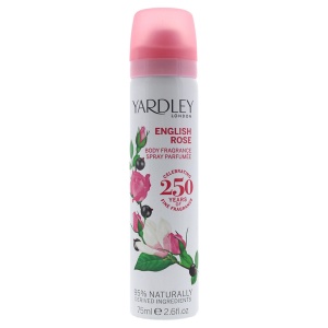 Yardley, English Rose, Scented Spray, For Women, 75 ml