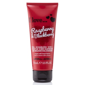 I Love, Raspberry & Blackberry, Hydrating, Hand Lotion, 75 ml