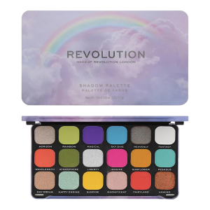 Makeup Revolution, Rainbow, Eyeshadow Palette, 18, 19.8 g