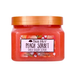 Gift Set, Tree Hut, Peach Sorbet, Exfoliating, Body Scrub, 510 ml